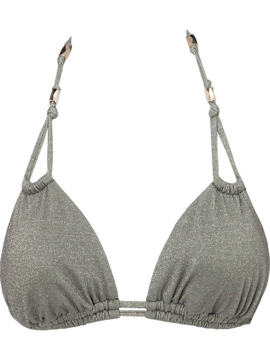 Bikini Triangle B Cup With Padding Floral Khaki