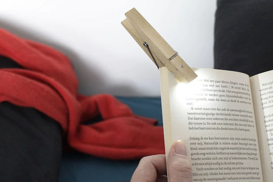 Kikkerland LED-Buchlicht mit Klemme