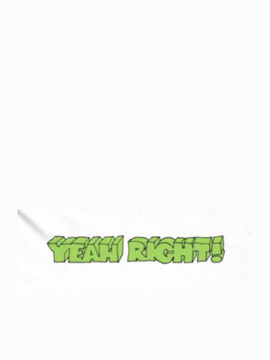 Girl Yeah Right S/S Tee White Ανδρικό T-Shirt