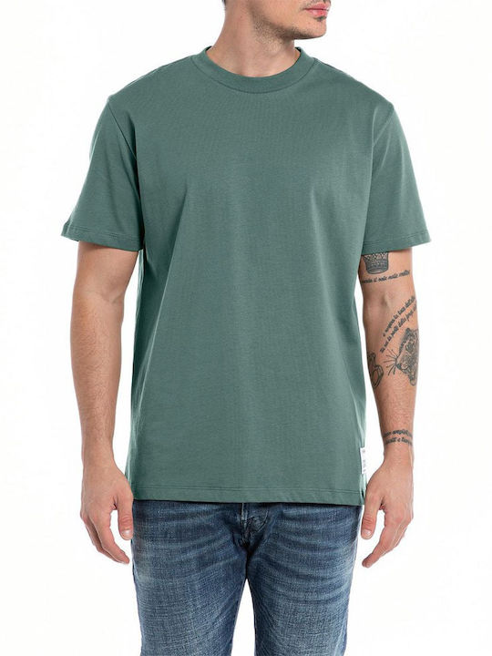 Replay Men's Short Sleeve T-shirt Green