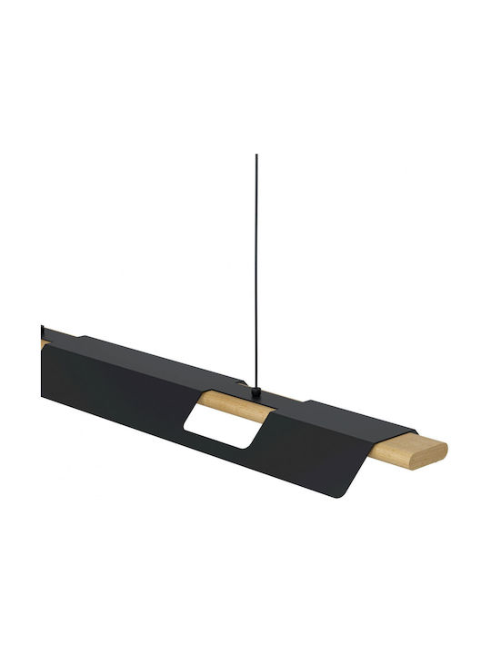 Eglo Ermua Pendant Light Black Rail 100x110cm