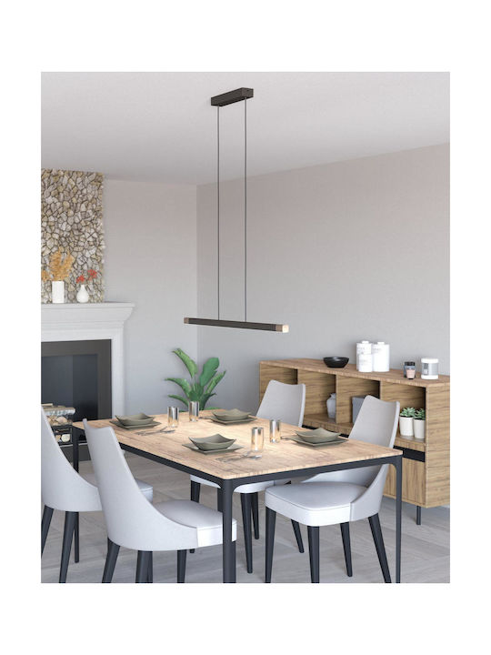 Eglo Lisciana Pendant Light LED Rail Gray