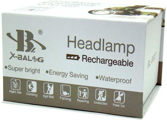 Rechargeable Headlamp LED IP55 with Maximum Brightness 200lm BL-6807