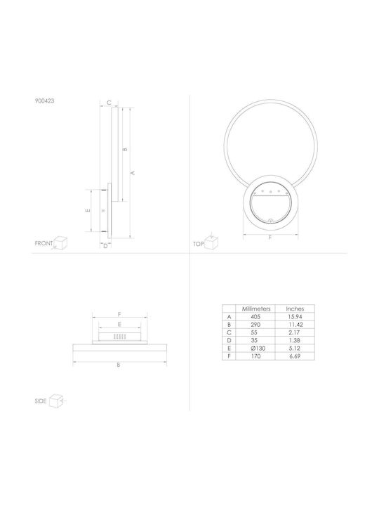 Eglo Gafares Ceiling Mount Light 40.5cm Gold with Integrated LED and Remote Control