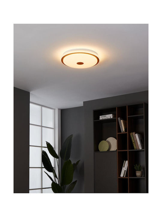 Eglo Lanciano Modern Metal Ceiling Light with Integrated LED 38pcs White