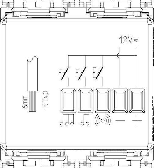 Vimar Doorbell Gray