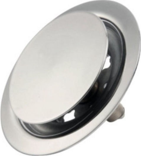 PoolStar Pop Up Stainless Steel Rack Floor with Diameter 100mm Silver
