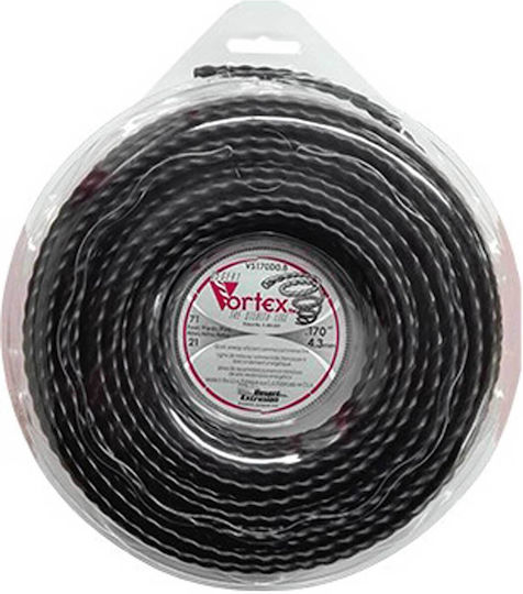 Vortex 204-403 Brush Cutter Trimmer Line Oval Length 25m and Thickness 3.9mm