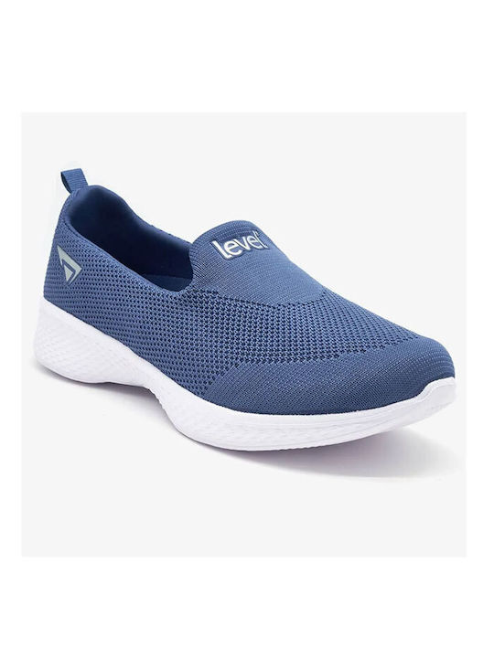 Ανατομικά Γυναικεία Slip-On Πάνινα Μπλε