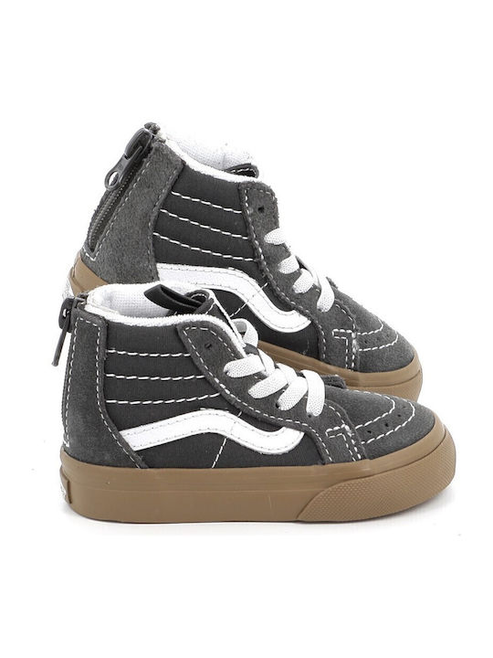 SK8-HI ZIP Încălțăminte sport Joasa pentru copii Argintii