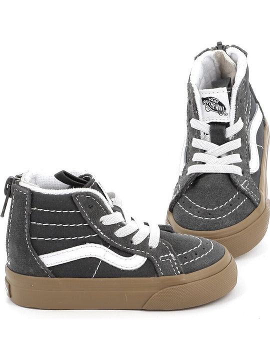 SK8-HI ZIP Încălțăminte sport Joasa pentru copii Argintii