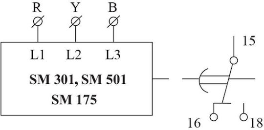 GIC Three-phase Voltage Monitor Δικτύου MA51BC
