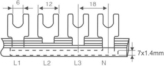 Electrical Panel Accessory 2pcs 03.018.0177