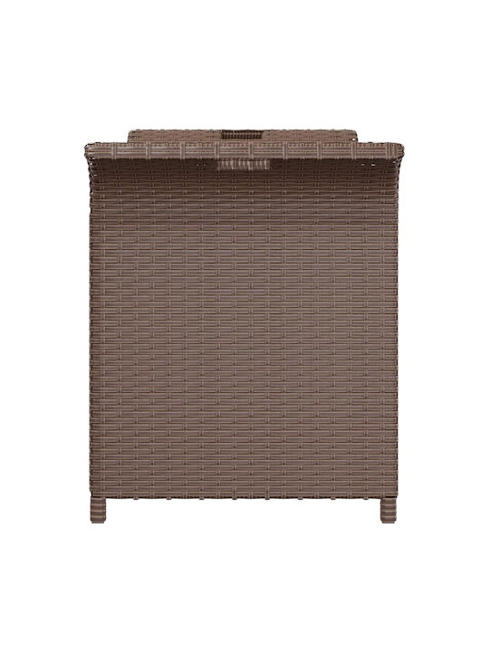 Παγκάκι Εξωτερικού Χώρου Rattan με Μαξιλάρια 116x46x57cm