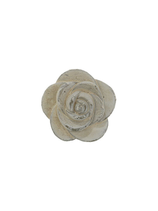 Art et Lumiere Dekoratives Blume aus Stein 14x14x5cm 1Stück