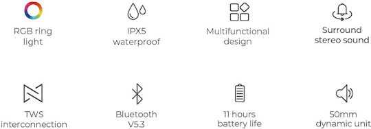 Havit SK885BT Ηχείο Bluetooth 8W με Ραδιόφωνο και Διάρκεια Μπαταρίας έως 11 ώρες Μαύρο
