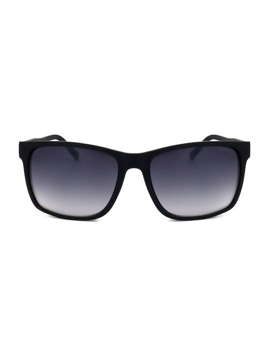 Guess Men's Sunglasses with Black Plastic Frame and Black Gradient Lens GF5082 02C
