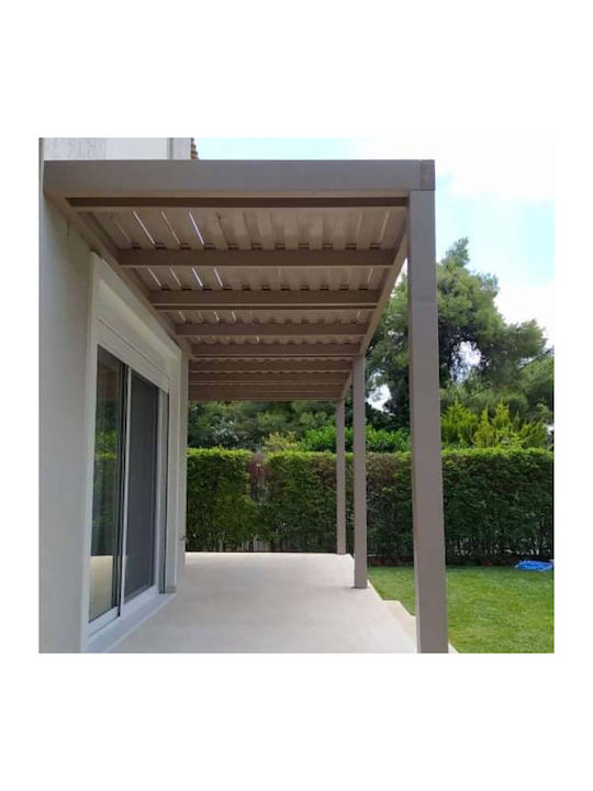 Πέργκολα Κήπου από Ξύλο με Οροφή 400x300cm