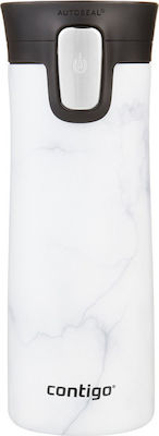 Contigo Couture Glass Thermos Stainless Steel BPA Free White 590ml with Mouthpiece 2104548
