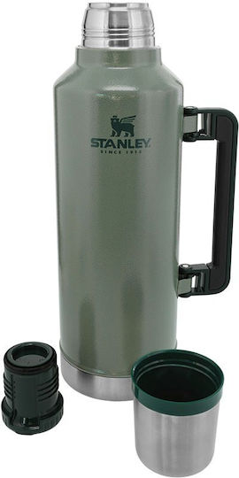 Stanley Classic Legendary Μπουκάλι Θερμός Ανοξείδωτο BPA Free 2.3lt Matte Black με Λαβή