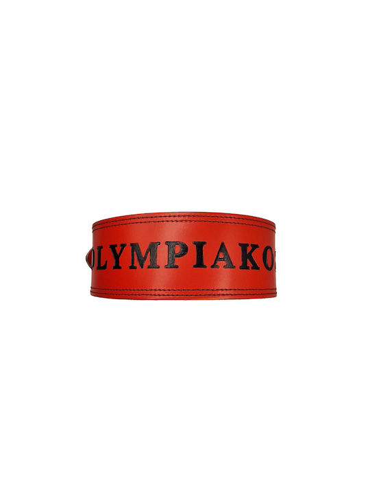ByLeather Κολάρο Σκύλου Δερμάτινο σε Κόκκινο χρώμα Small 70cm