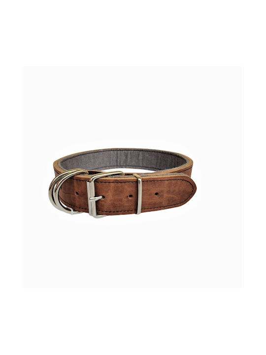 ByLeather Dog Collar 60cm Small Brown