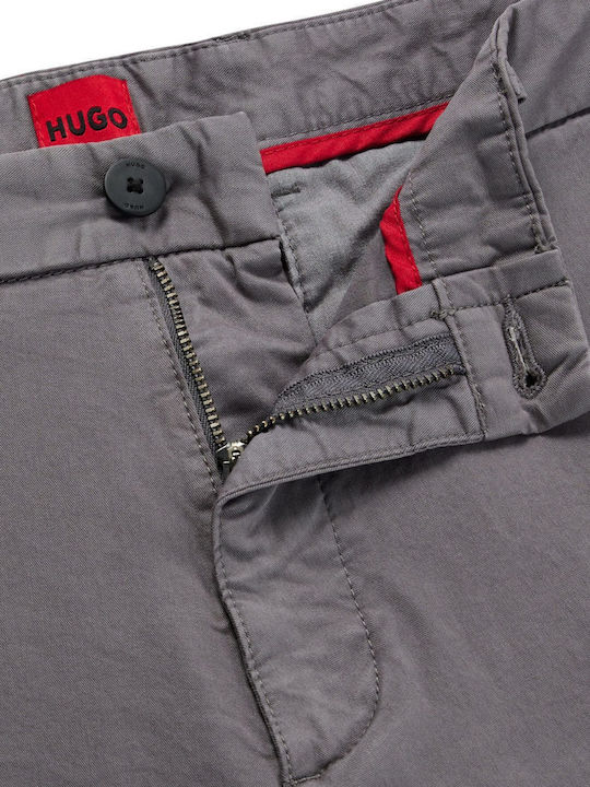 Trousers Elastic in Slim Fit Gray