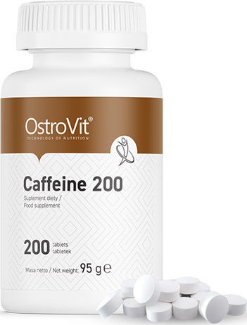 OstroVit Caffeine 200mg Ειδικό Συμπλήρωμα Διατροφής 200 ταμπλέτες