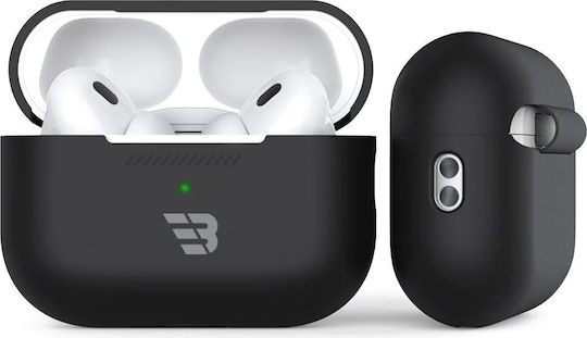 Baykron Premium Hülle Silikon in Schwarz Farbe für Apple AirPods Pro