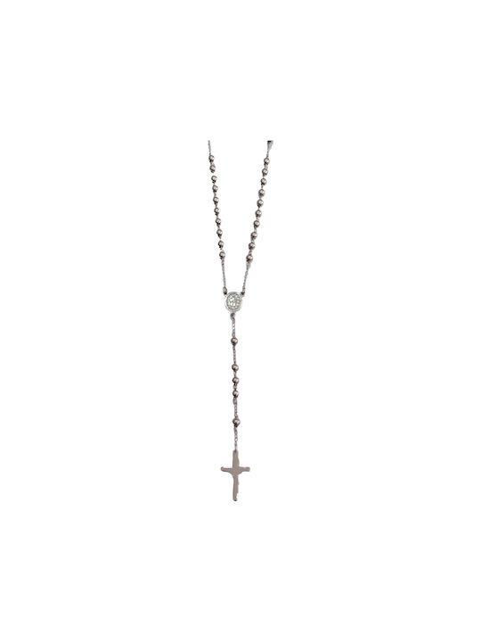 One Men's Cross from Steel with Chain