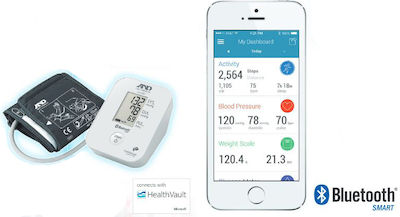 A&D UA-651BLE Digital Blutdruckmessgerät Arm mit Arrhythmieerkennung & Bluetooth