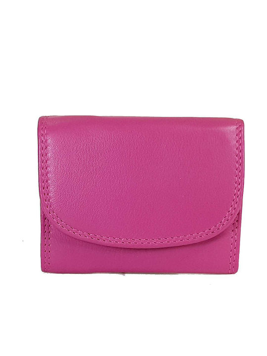 Small Leather Women's Wallet Classic Fuchsia