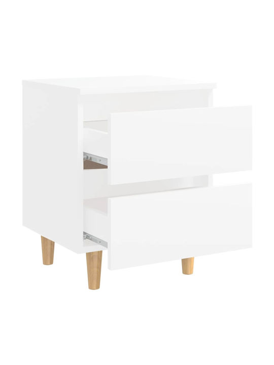 Nachttisch White 40x35x50cm