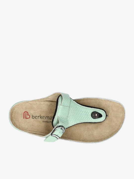 Mila Women's Flat Sandals in Green Color