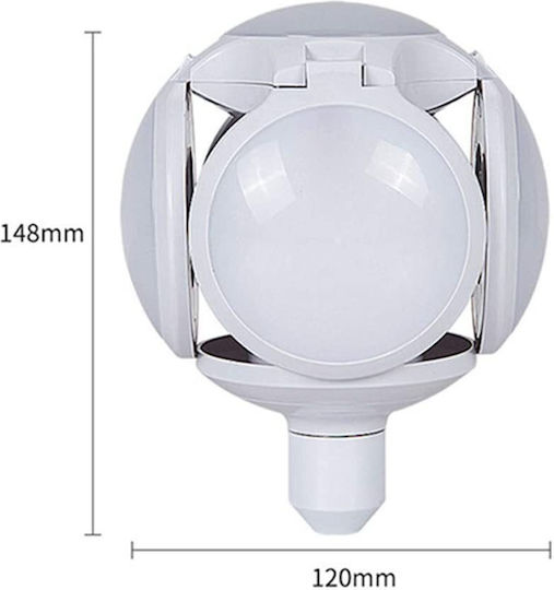 Bluetooth Lustră Decorativă Lumină de petrecere Alb