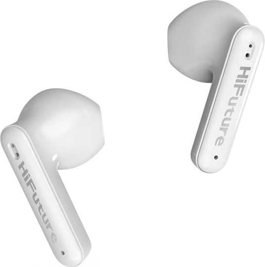 HiFuture Colorbuds 2 Bluetooth хендсфри Слушалки с Устойчивост на Пот и Кутийка за Зареждане Бял