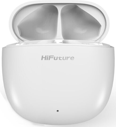 HiFuture Colorbuds 2 Bluetooth хендсфри Слушалки с Устойчивост на Пот и Кутийка за Зареждане Бял