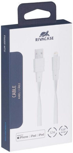 Rivacase 6001 Редовна USB-A към Lightning кабел Черен 1.2м