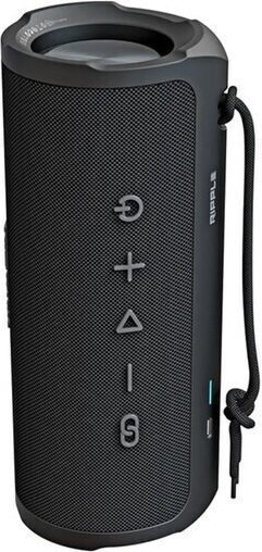 HiFuture Ripple Αδιάβροχο Ηχείο Bluetooth 30W με Διάρκεια Μπαταρίας έως 12 ώρες Μαύρο