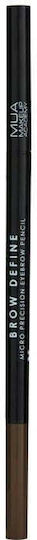 MUA Brow Define Micro Pencil for Eyebrows Dark Brown