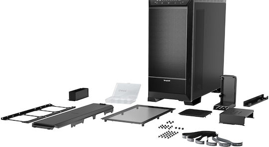 Be Quiet Dark Base Pro 901 Gaming Midi Tower Κουτί Υπολογιστή με Πλαϊνό Παράθυρο και RGB Φωτισμό Μαύρο