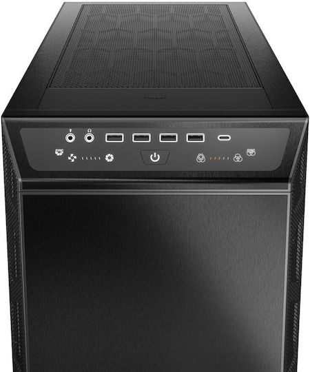 Be Quiet Dark Base Pro 901 Gaming Midi Tower Κουτί Υπολογιστή με Πλαϊνό Παράθυρο και RGB Φωτισμό Μαύρο