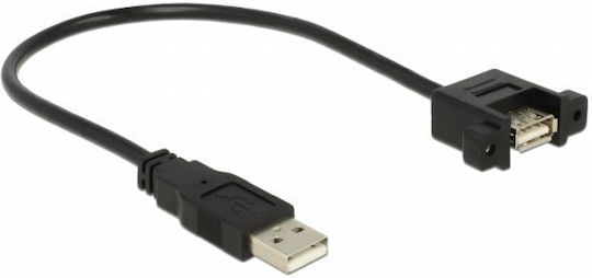 DeLock USB 2.0 Cable USB-B male - USB-A female 0.25m (85462)