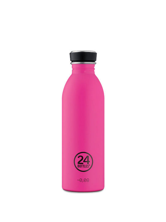 24Bottles Urban Passion Pink Ανοξείδωτο Παγούρι 500ml Ροζ