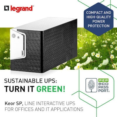 Legrand Keor SP UPS Line-Interactive 2000VA 1200W with 6 IEC Power Plugs