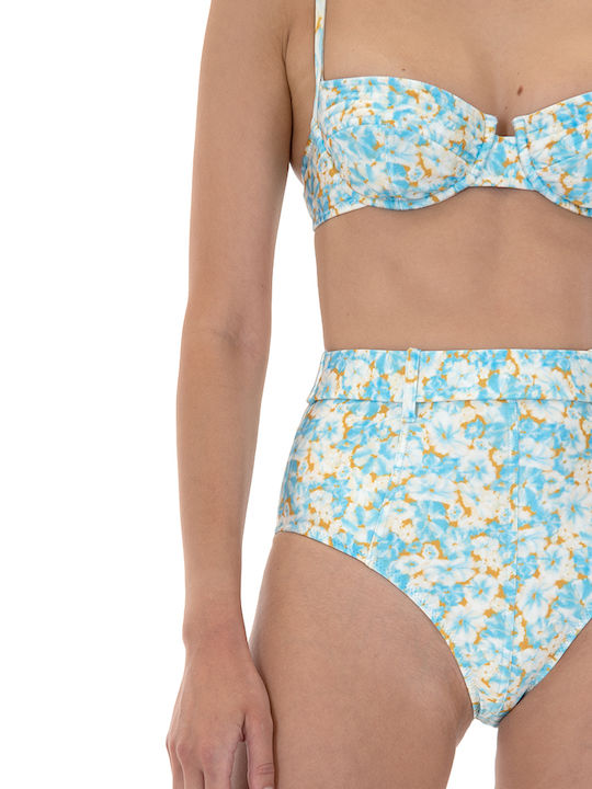 Bikini Slip Ψηλόμεσο Γαλάζιο