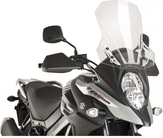 Puig Touring Motorcycle Windshield & Windscreen Transparent Visor for Suzuki DL 650 V-STROM 9719W