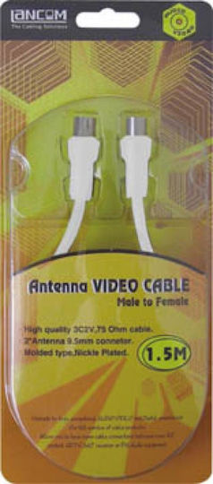Lancom Καλώδιο Κεραίας Coax male - Coax male Λευκό 3m (02.006.0115)