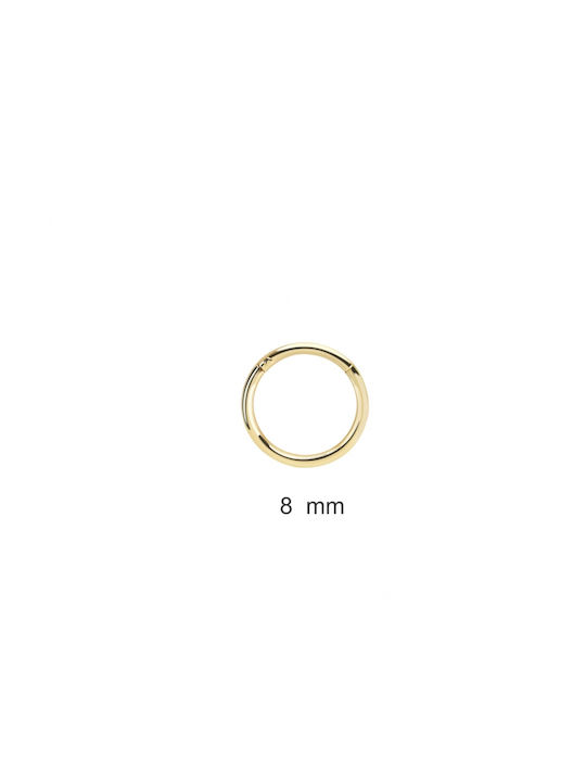 EDEL - OHRRING PIERCING SEGMENT RING IN GOLD K14 GSEGH18-8