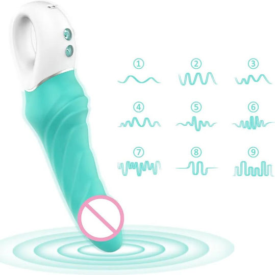 La Lolita Amsterdam Tornado Classic Vibrator 23.1cm Green
